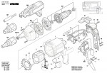 Bosch 3 601 D45 0P0 GSR 6-25 TE Drill Screwdriver 230 V / GB Spare Parts GSR6-25TE